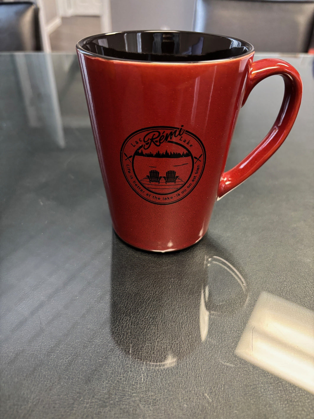 15 Ounce Coffee Mugs - Burgundy